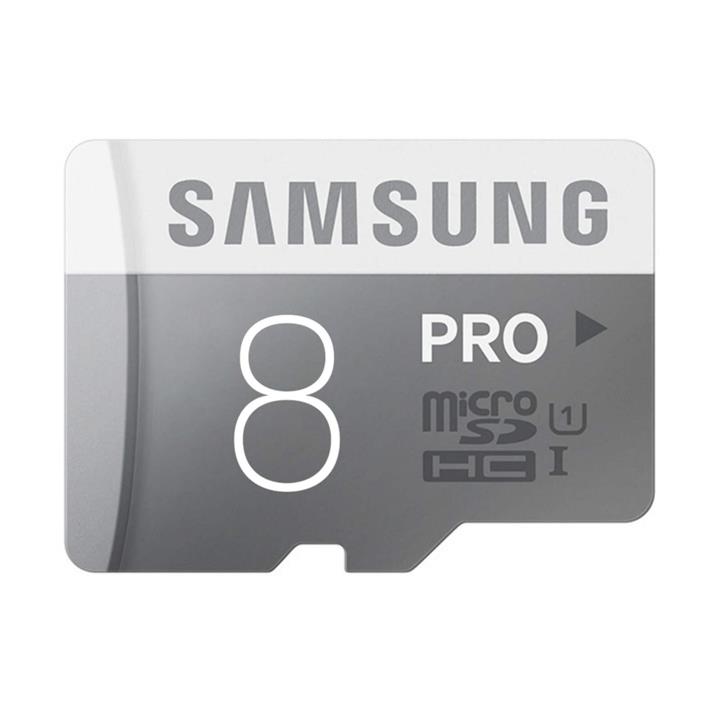 مموری کارت microSDXC سامسونگ مدل PRO کلاس ۱۰ استاندارد UHS-I سرعت 90MBps ظرفیت 8 گیگابایت